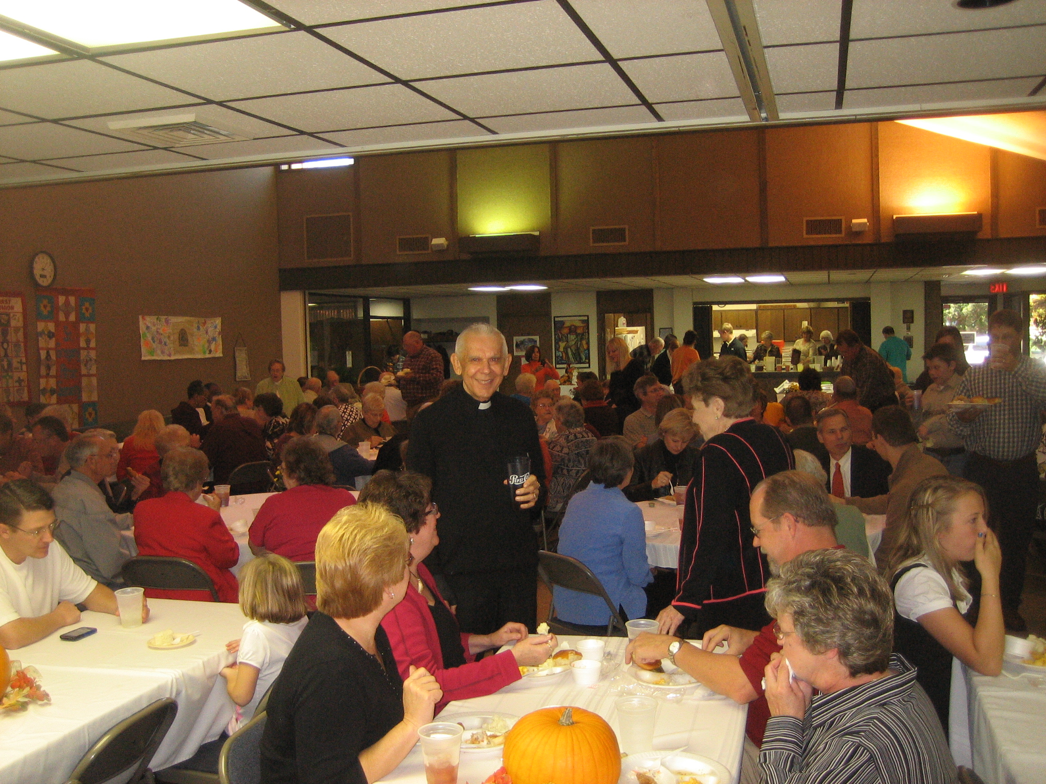 Larry at a function (St. Gregory)